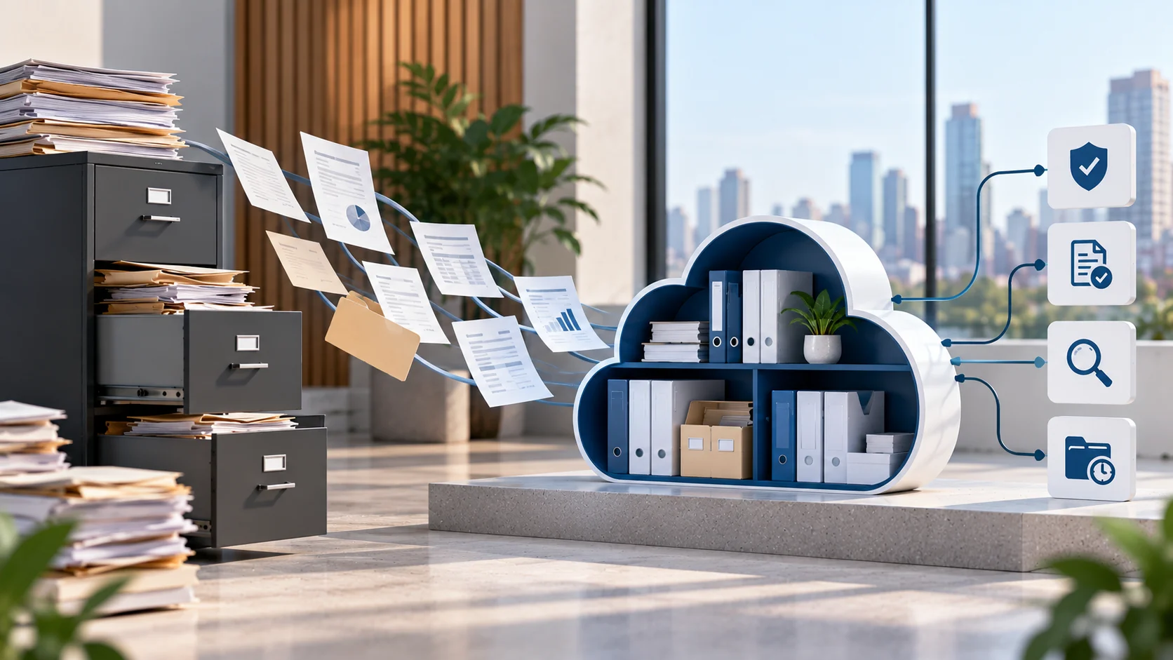 cloud document management compliance, statutory record keeping, digital bookkeeping records, document retention requirements, accounting system review