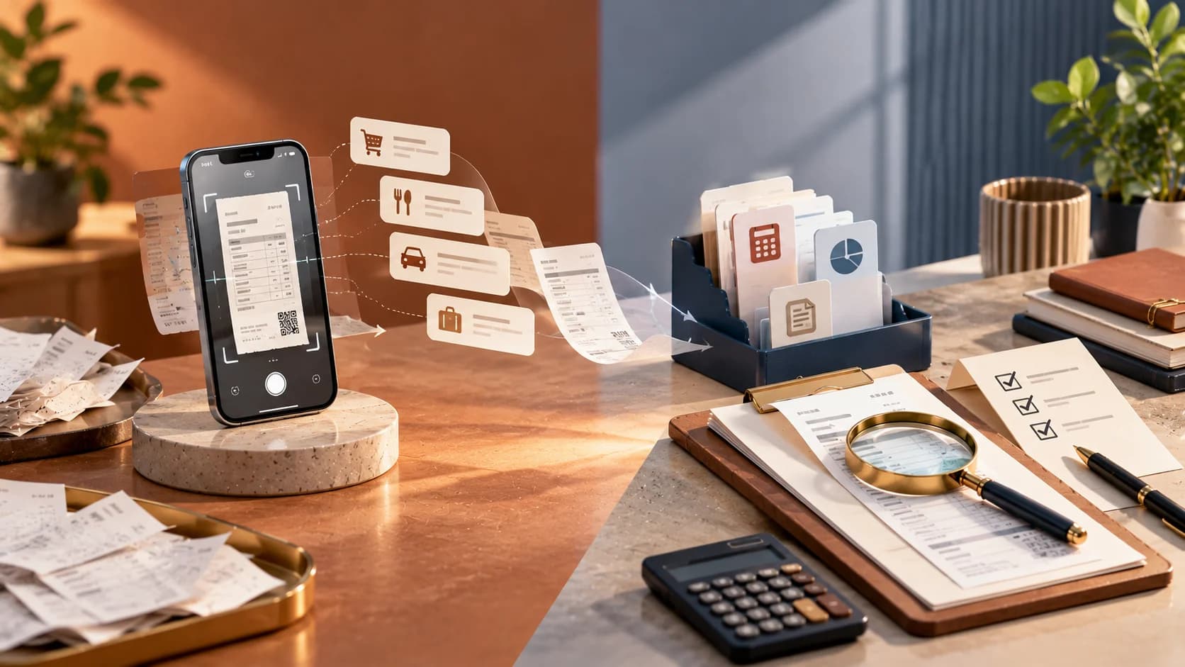 OCR receipt scanning bookkeeping, receipt scanning apps, expense automation software, bookkeeping accuracy, document digitization accounting