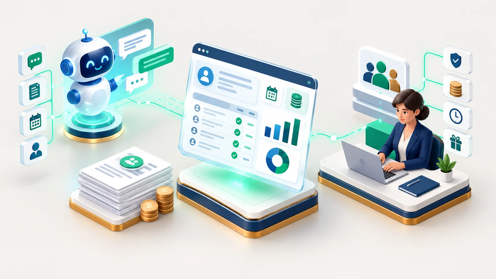payroll chatbot, employee self-service payroll, payroll query automation, HR advisory services, conversational payroll support