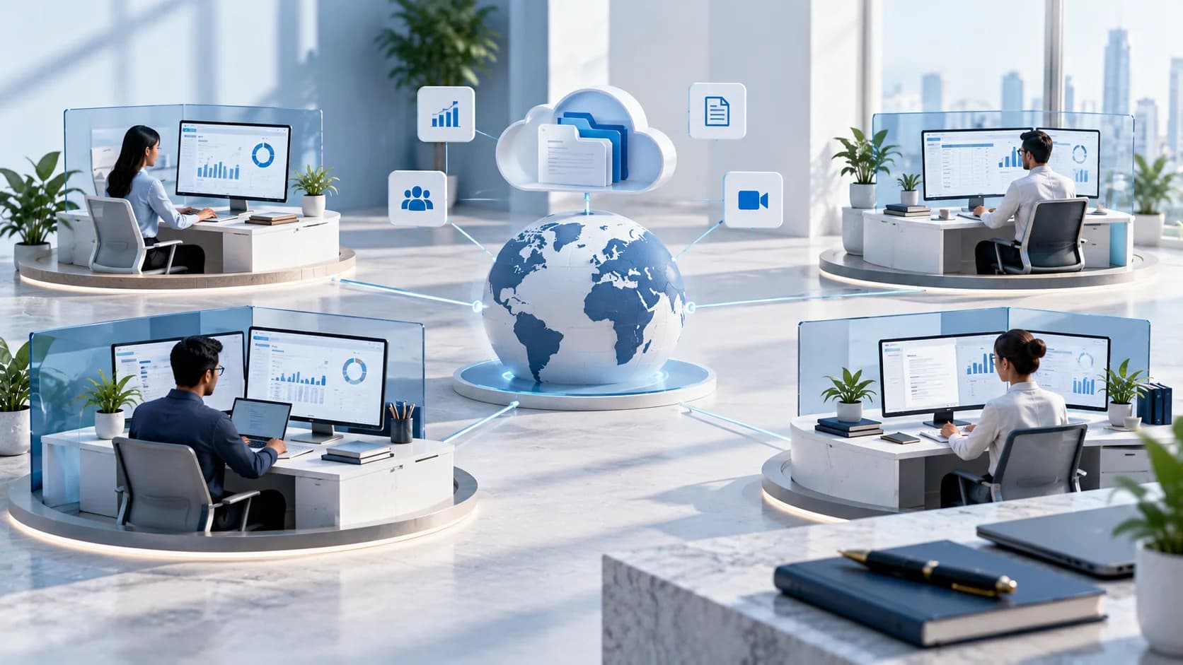 remote collaboration tools accounting, remote accounting team, cloud accounting collaboration, virtual finance team, distributed bookkeeping