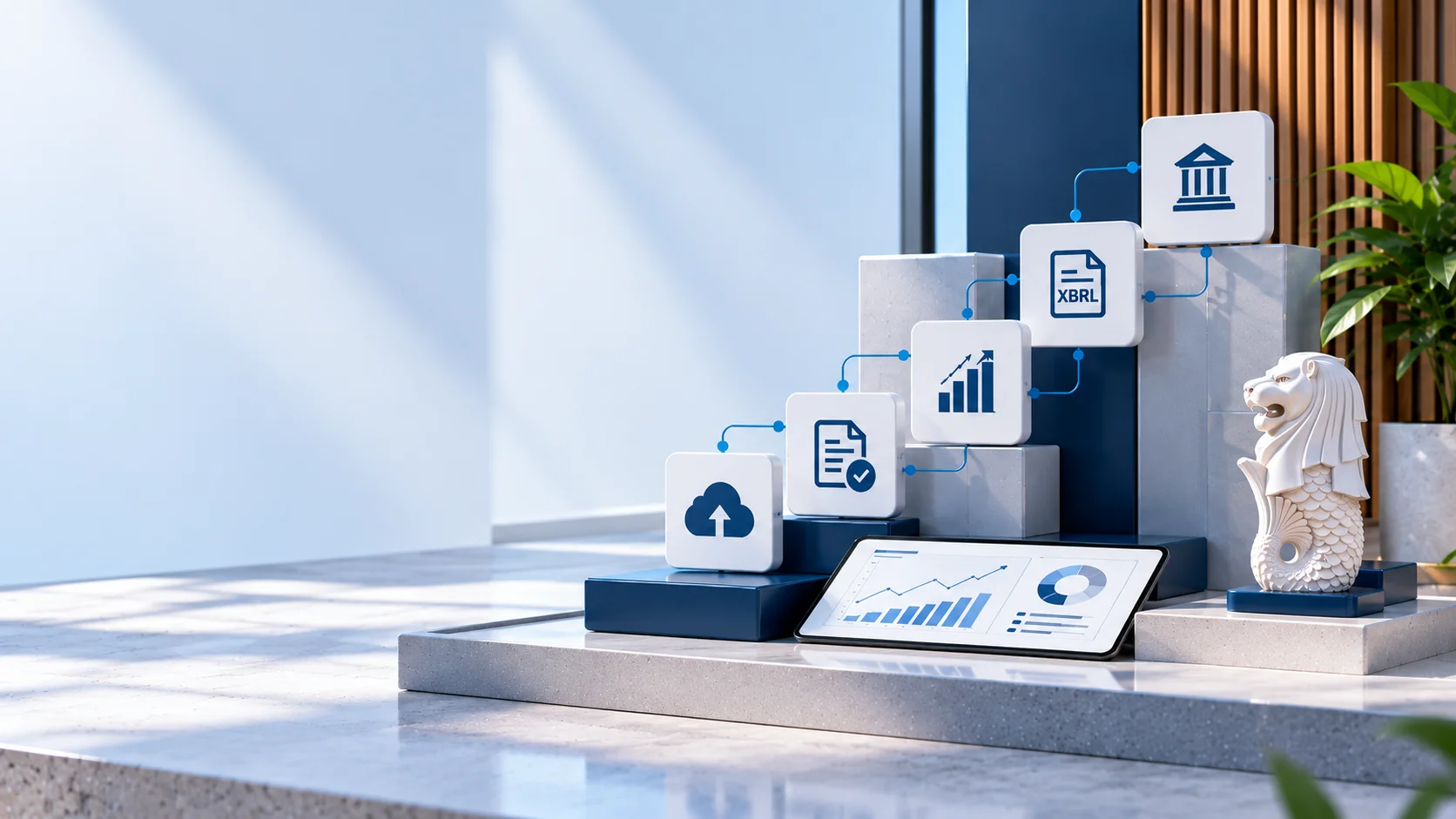 Singapore corporate tax technology, corporate tax filing Singapore, XBRL reporting Singapore, IRAS digital services, cloud accounting Singapore