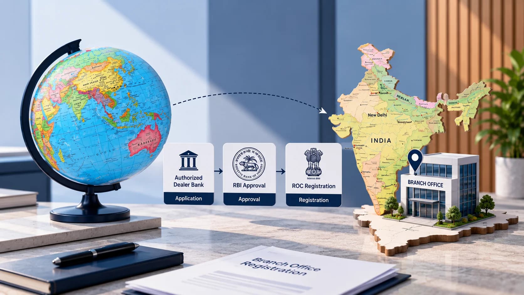 branch office registration India, foreign company branch office India, RBI approval branch office, branch office compliance India, foreign company registration India