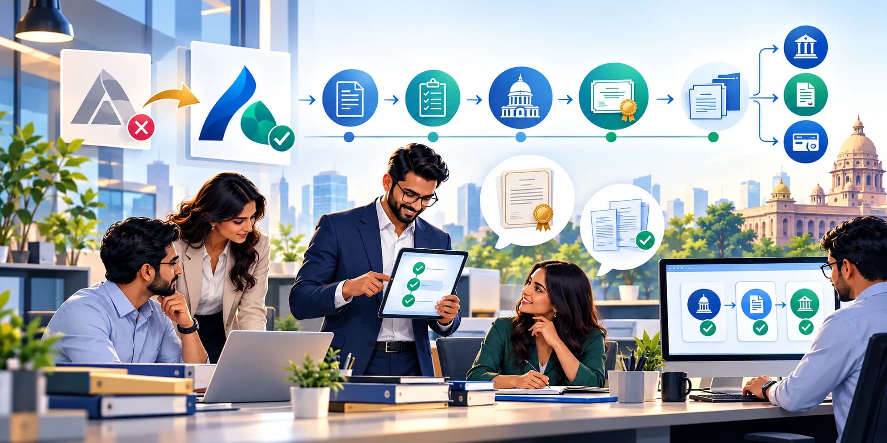 company name change India, INC-24 filing, change company name MCA, new certificate of incorporation, corporate rebranding filing
